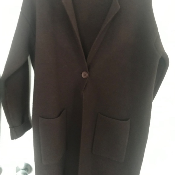 Long sweater cardigan coat - Picture 3 of 5